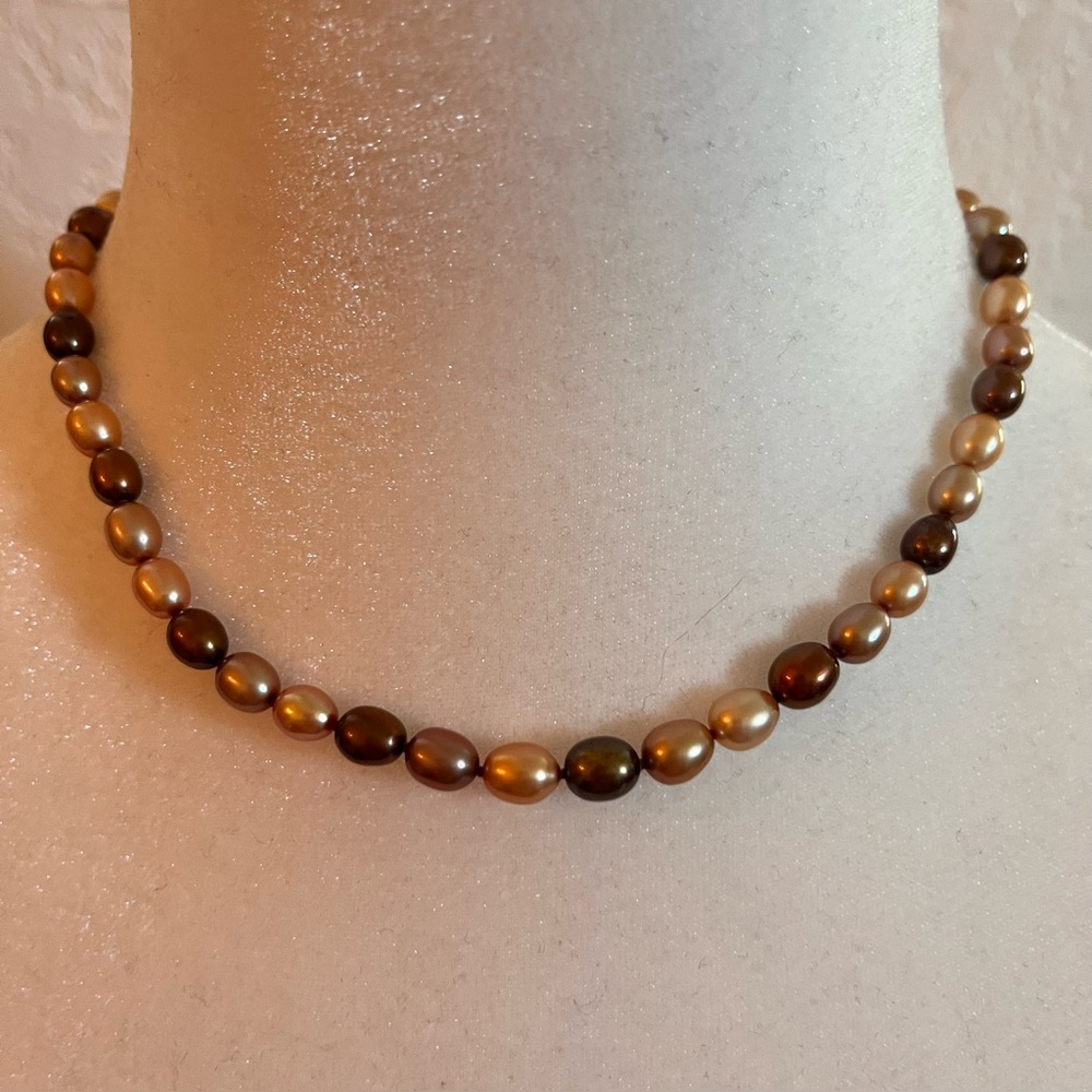 Vintage Honora Collection Elegant Pearl Necklace 15”